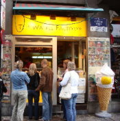 Belgium waffle shop