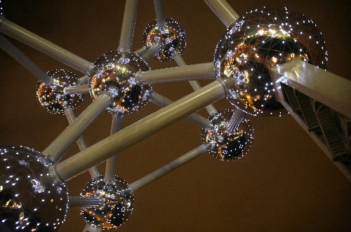 The Atomium by night, Brussels