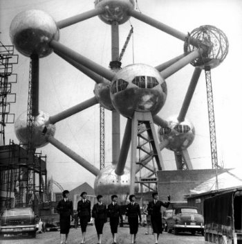 The hostesses of 1958 Expo