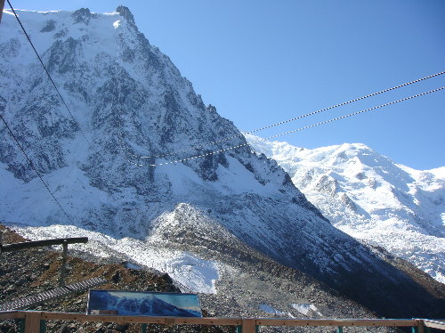 Telepherique from Chamonix to Aiguille du Midi