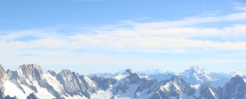 Mont-Blanc and adjoining mountains
