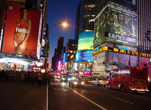 Times Square at night, Manhattan, New York City