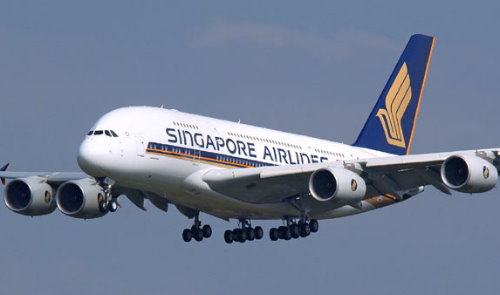 A380 Singapore Airlines at JFK