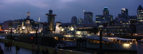 HMS Belfast museum ship, London