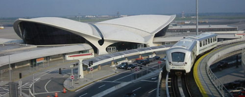 JFK Airport terminal and Airtrain, New York