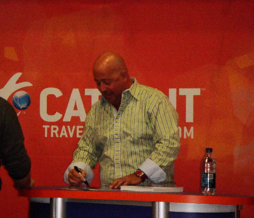 Andrew Zimmern at Travel Show, New York, 2009